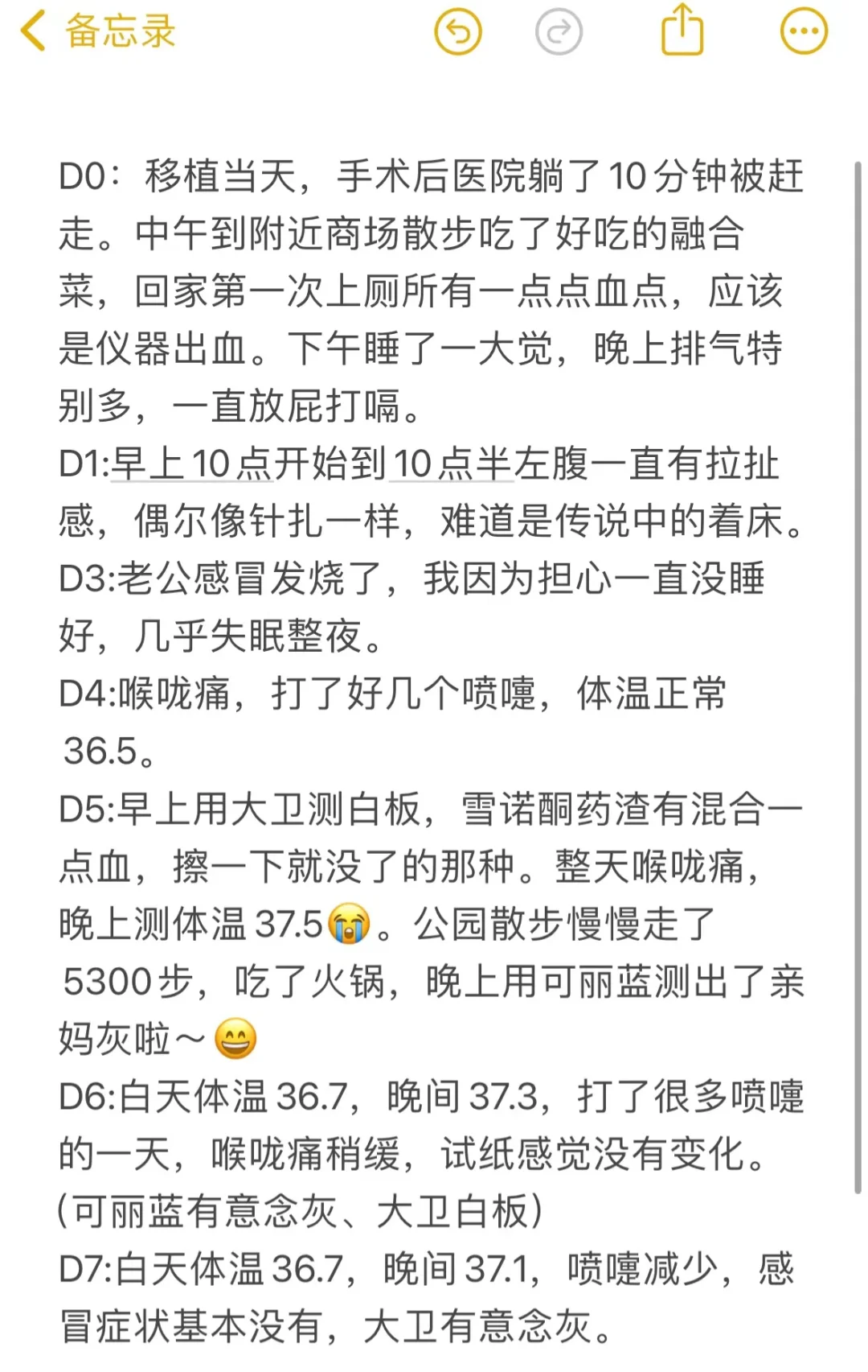 真实记录，一份缓解焦虑的试管移植流水账